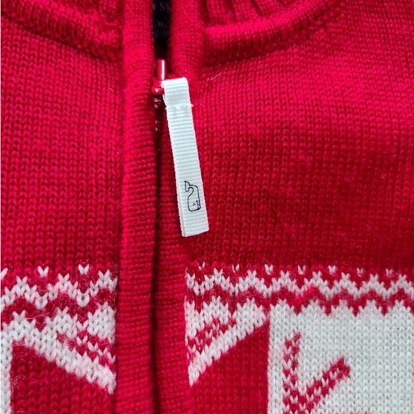 Vineyard Vines Holiday 1/4 zip - Picture 3 of 4